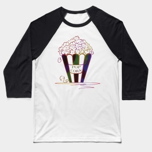 Pop Corn Baseball T-Shirt